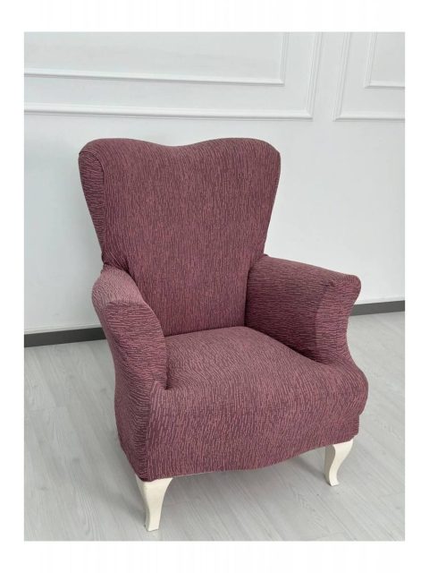 Jakar Kumaş Lastikli Kayma Yapmayan Tek Kişilik Berjer Örtüsü 1+1
