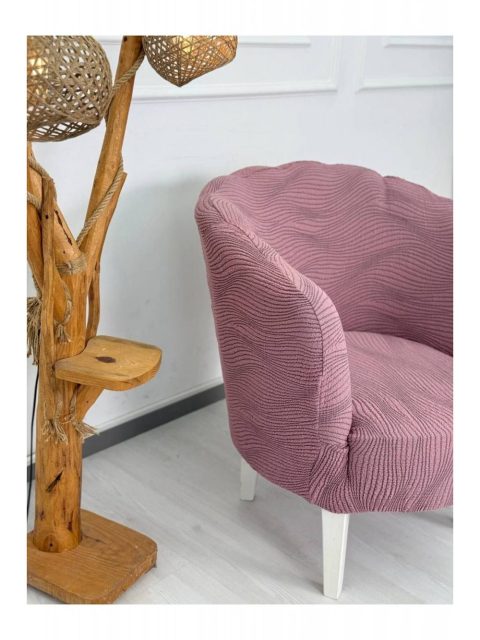 Krokan Kumaş 1-1 Midye/Papatya Koltuk Örtüsü