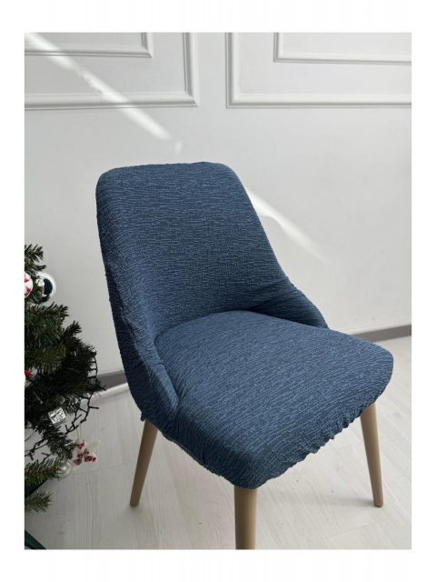 Kalın Jakar İndigo 6 Adet Sandalye Kılıfı